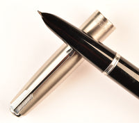 Parker 51 Classic in black, Steel cap - Medium nib