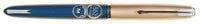 Parker 51 Classic in teal blue, Steel cap - Medium nib