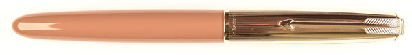 Parker 51 Custom in Cocoa, gold cap 1948 - Broad nib
