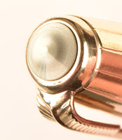 Parker 51 Custom in Cocoa, gold cap 1948 - Broad nib