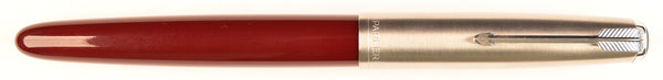 Parker 51 Classic in light burgundy, Steel cap - Extra Fine nib