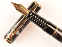 Waterman Laureat Mk2 in blue/grey marble - Fine nib
