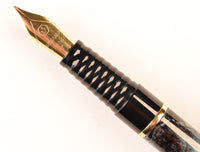 Waterman Laureat Mk2 in blue/grey marble - Fine nib