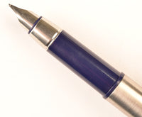 Parker 25 with blue trim - Medium nib