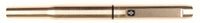 Parker 25 with black trim - Medium nib