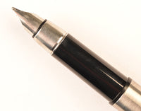 Parker 25 with black trim - Medium nib