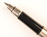 Parker 25 with black trim - Medium nib