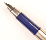 Parker 25 with blue trim - Broad nib