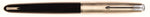 Parker 51 Classic in black, Steel cap - Fine nib