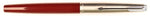 Parker 51 Classic Mk2 in light burgundy, Steel cap - Broad nib