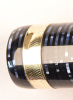 Parker Vacumatic in azure pearl, 1946, Canada - Fine semi-flex nib