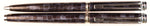 Waterman Harmonie pen and ballpoint set in patio blue, Medium nib