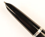 Parker 51 Classic in black, Steel cap - Oblique nib