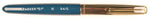 Parker 51 Custom in teal blue, gold cap - Medium nib