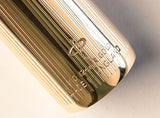 Parker 51 Custom in grey, gold cap - Medium nib - Chalk marks and boxed