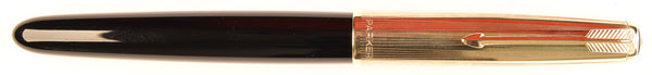 Parker 51 Custom in black, gold cap - Extra fine nib
