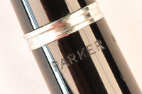 Parker 51 Custom in black, gold cap - Extra fine nib