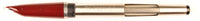 Parker 51 Custom in light burgundy, gold cap - Fine nib