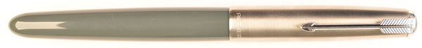 Parker 51 Classic in grey, Steel cap - Medium nib