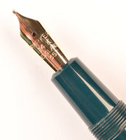 Parker Senior Duofold in green - Medium nib