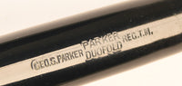 Parker Duofold AF in dark blue - Medium nib