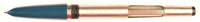 Parker 51 Custom in teal blue, gold cap - Medium nib