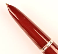 Parker 51 Custom in light burgundy, gold cap - Medium nib