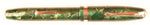 Conway Stewart 84 Lever Filler in gold veined green pearl marble - Medium nib