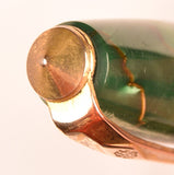 Conway Stewart 84 Lever Filler in gold veined green pearl marble - Medium nib