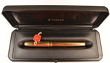 Parker Sonnet in 23k gold plated Cascade pattern - Medium nib, Boxed