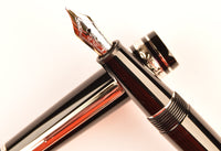 Montblanc Meisterstuck Classique 145 in black with platinum trim - Medium nib