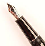 Montblanc Meisterstuck Classique 145 in black with platinum trim - Medium nib