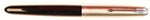 Parker 51 Classic in black, steel cap - Italic nib