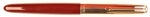 Parker 51 Custom in light burgundy, gold cap - Broad nib