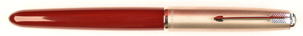 Parker 51 Classic in light burgundy, Steel cap - Fine nib