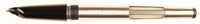 Parker 51 Custom (RS) in black, Rolled Silver cap - Medium nib