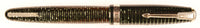 Parker Vacumatic in emerald pearl, 1945, USA - Broad nib