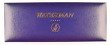 Waterman Laureat Mk2 fountain pen & rollerball in black with gold trim  - Medium nib - Boxed