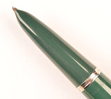 Parker 51 Heirloom Vacumatic in Nassau Green, 14k gold cap - Medium nib - Boxed
