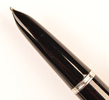 Parker 51 Classic in black, Steel cap - Medium nib