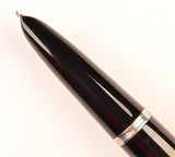 Parker 51 Custom in black, gold cap - Fine>Medium nib