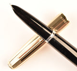 Parker 51 Custom in black, gold cap - Fine nib