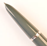 Parker 51 Classic pen & pencil set in grey, Steel cap - Medium nib - Boxed