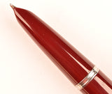 Parker 51 Custom in light burgundy, gold cap - Medium nib