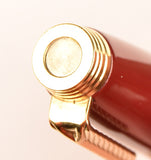 Parker 75 in burgundy laqué, Gold trim - Medium Oblique 30 degree nib