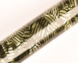 Conway Stewart 58 Duro in green candystripe, Gold trim - Fine nib - Boxed