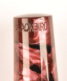 Mabie Todd Blackbird 5244 in black veined lilac pearl marble - Broad nib - Boxed