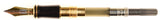 Parker Duofold Centennial in black, Gold trim - Medium nib
