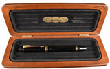 Parker Duofold Centennial in black, Gold trim - Medium nib