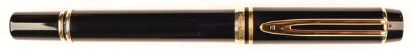 Waterman Man 100 in black, Gold trim - Fine nib